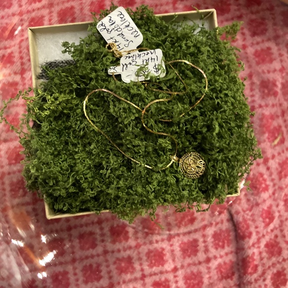 Beautiful, Solid 14 kt yellow gold sand dollar pendant - Picture 6 of 8